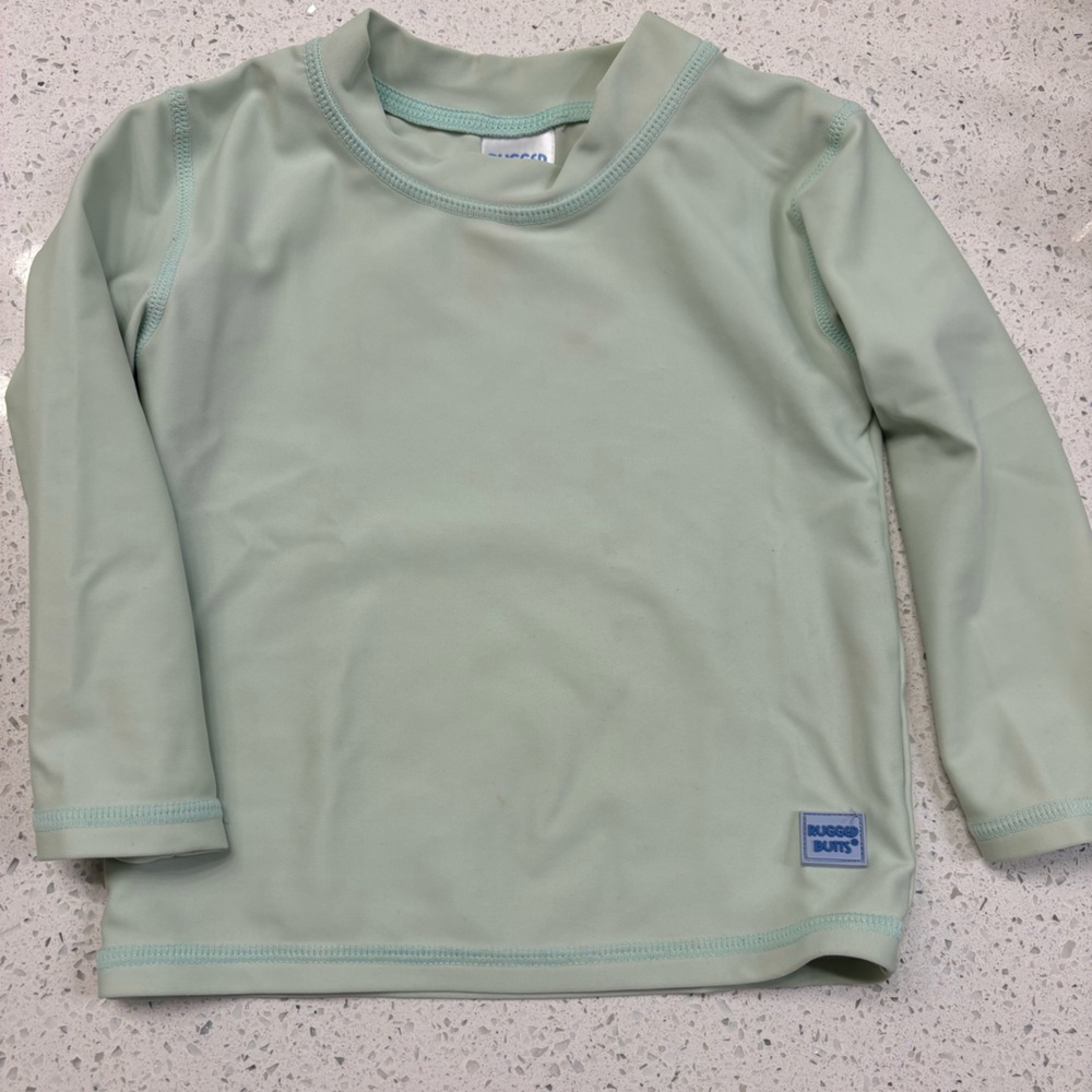 Rugged Butts rashguard swim shirt 18-24 mos
